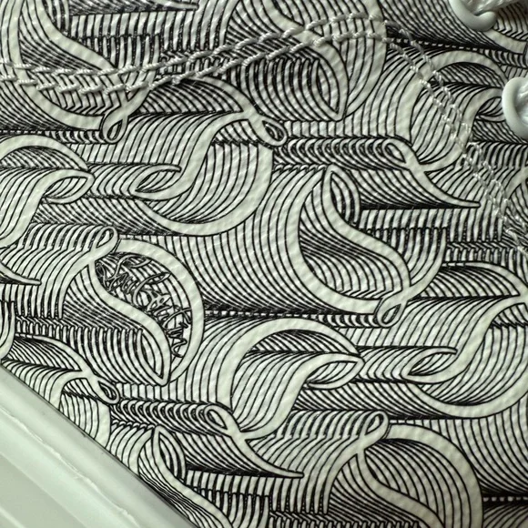 Christian Louboutin Adolon Logo Print Lace Up Sneaker White/Black sz 44 / 11 - Picture 10 of 12